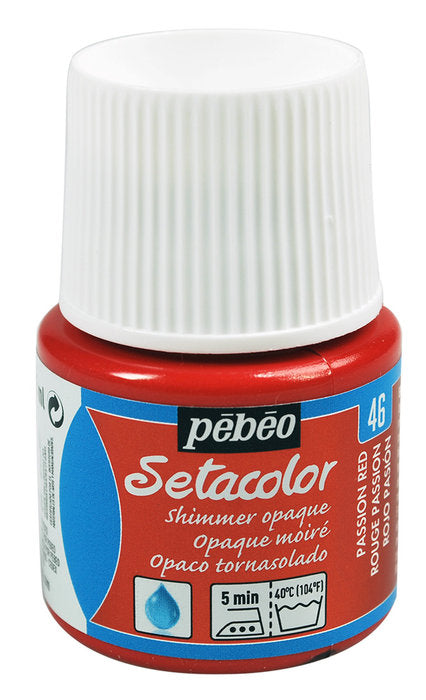 PINTURA SETACOLOR OPACO 45 ML ROJO PASION TORNASOLADO | PEBEO | ENVASE 5 UDS. UNIDAD | 33167862950466 Imagen principal del producto