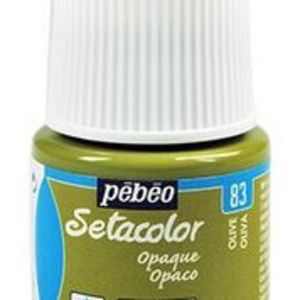 Pintura Setacolor Opaco 45 ml Olivo Marca Pebeo