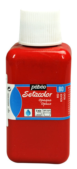 PINTURA SETACOLOR OPACO 250 ML ROJO | PEBEO | 1 UNIDAD | 3167862960808 Imagen principal del producto