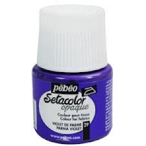Pintura Setacolor tejidos claros 45 ml violeta Parma Marca Pebeo