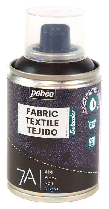 PINTURA TEXTIL 7A SPRAY 100ML NEGRO | PEBEO | 1 UNIDAD | 3167868054143 Imagen principal del producto