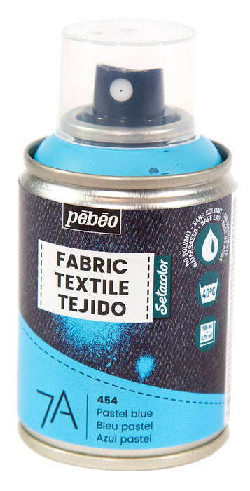 PINTURA TEXTIL 7A SPRAY 100ML AZUL PASTEL | PEBEO | 1 UNIDAD | 3167868054549 Imagen principal del producto