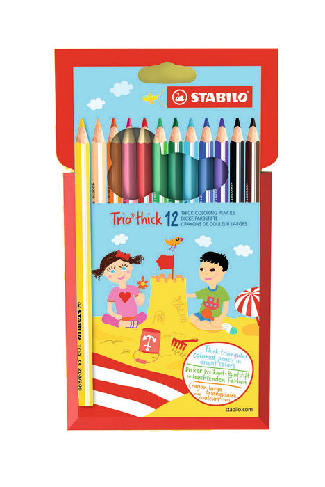 LAPIZ TRIO MAXI STABILO 12 UNIDADES COLORES SURTIDOS | 1 UNIDADES | (STABILO) Imagen principal del producto