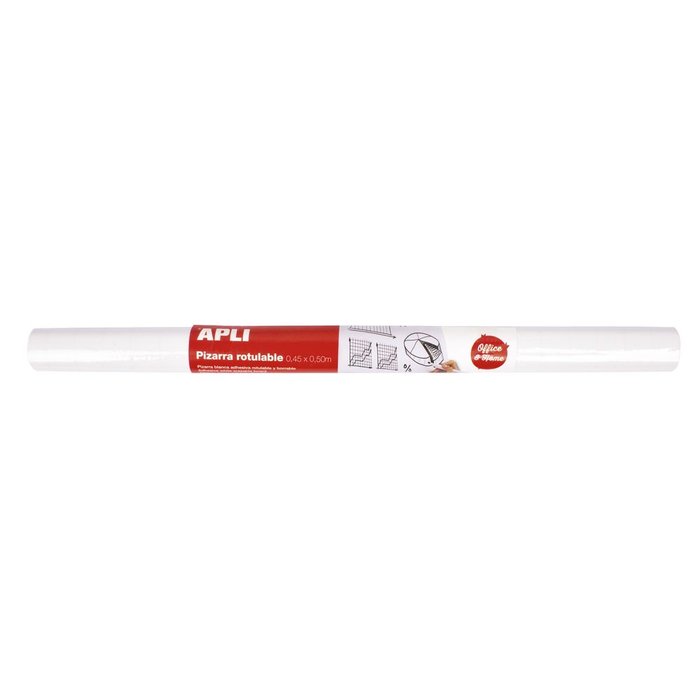 Pizarra blanca adhesiva en rollo 0,5 x 0,45 m Apli Imagen principal del producto