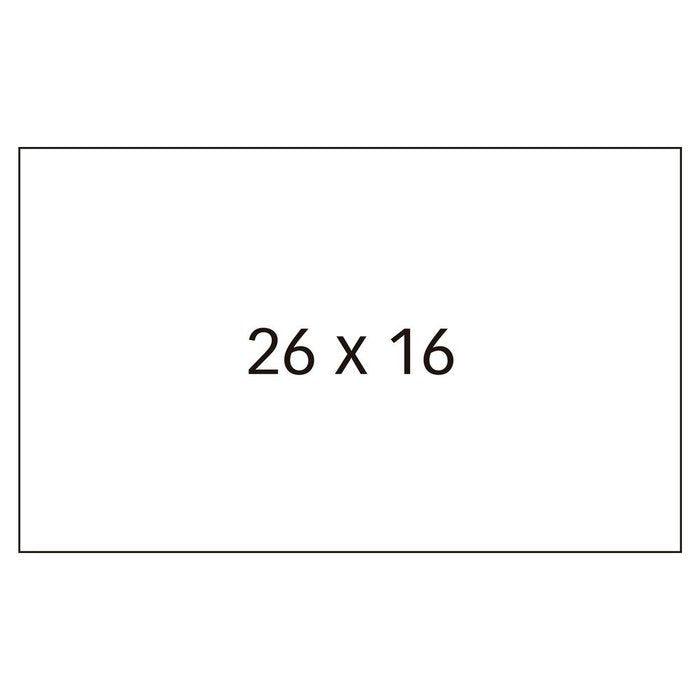 ETIQUETA ROLLO 26X16 BLANCO REMOVIBLE PACK 6 UNID 1000 UNID | 1 UNIDADES | (APLI)