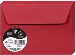 Sobre Rojo Grosella Exacompta 114x162 mm Pack 20