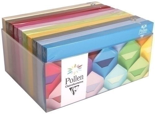 Expositor 200 sobres 110x220 colores surtidos Pollen Clairefontaine Imagen principal del producto