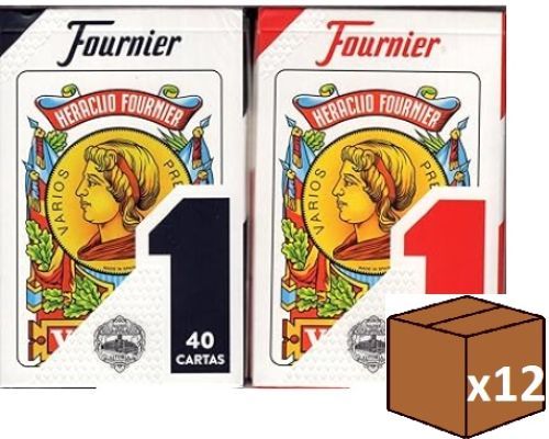 Pack 12 Cartas Españolas Nº12 Fournier Estuche Celofán Imagen principal del producto