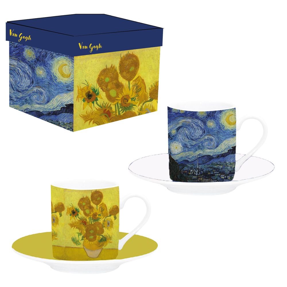 SET 2 TAZAS SURTIDAS VAN GOGH EN CAJA DE REGALO | ENESCO | 1 UNIDAD | 3453131145060