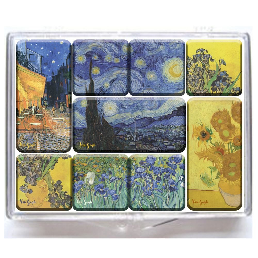 Estuche set de 9 imanes Van Gogh ENESCO Imagen principal del producto