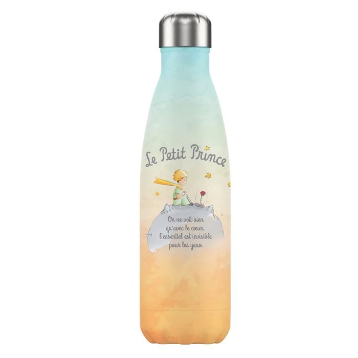 BOTELLA TERMICA EL PRINCIPITO 500ML DIBUJO DE PLANETA FRASE | ENESCO | 1 UNIDAD | 3453131154888