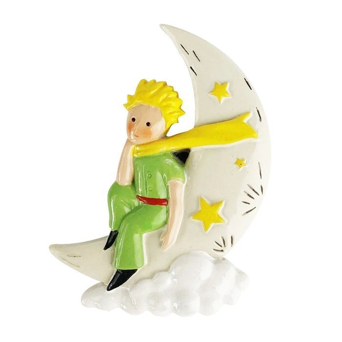 Iman el Principito con Forma de Luna ENESCO Regalo en Frances