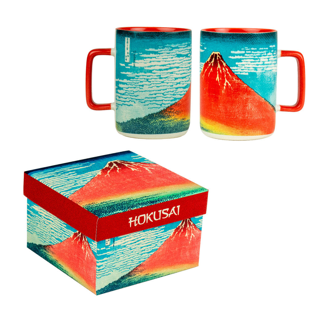 Taza Monte Fuji Hokusai en Caja de Regalo ENESCO