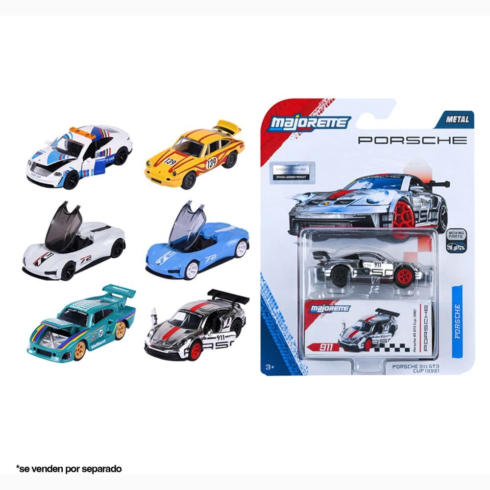 Coche Porsche Deluxe Cars Surtido Majorette Imagen principal del producto