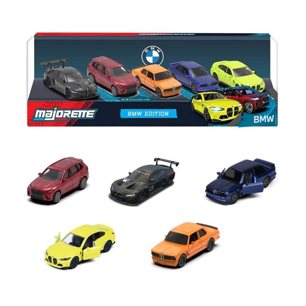 Set 5 Coches BMW Majorette Imagen principal del producto