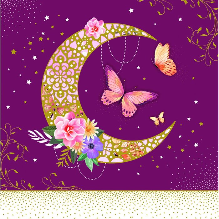 TARJETA FELICITACION GREETING CARD ARABESQUE LUNA | PICTURA | ENVASE 6 UDS. UNIDAD | 3494150140704 Imagen principal del producto