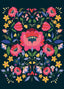 Cuaderno Grapado Flores Gaelle A5 48H Rayadas PICTURA