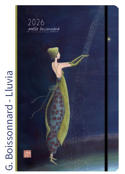 AGENDA ANUAL 2026 SEMANA VISTA GAELLE LLUVIA 13X22 CM | PICTURA Imagen principal del producto