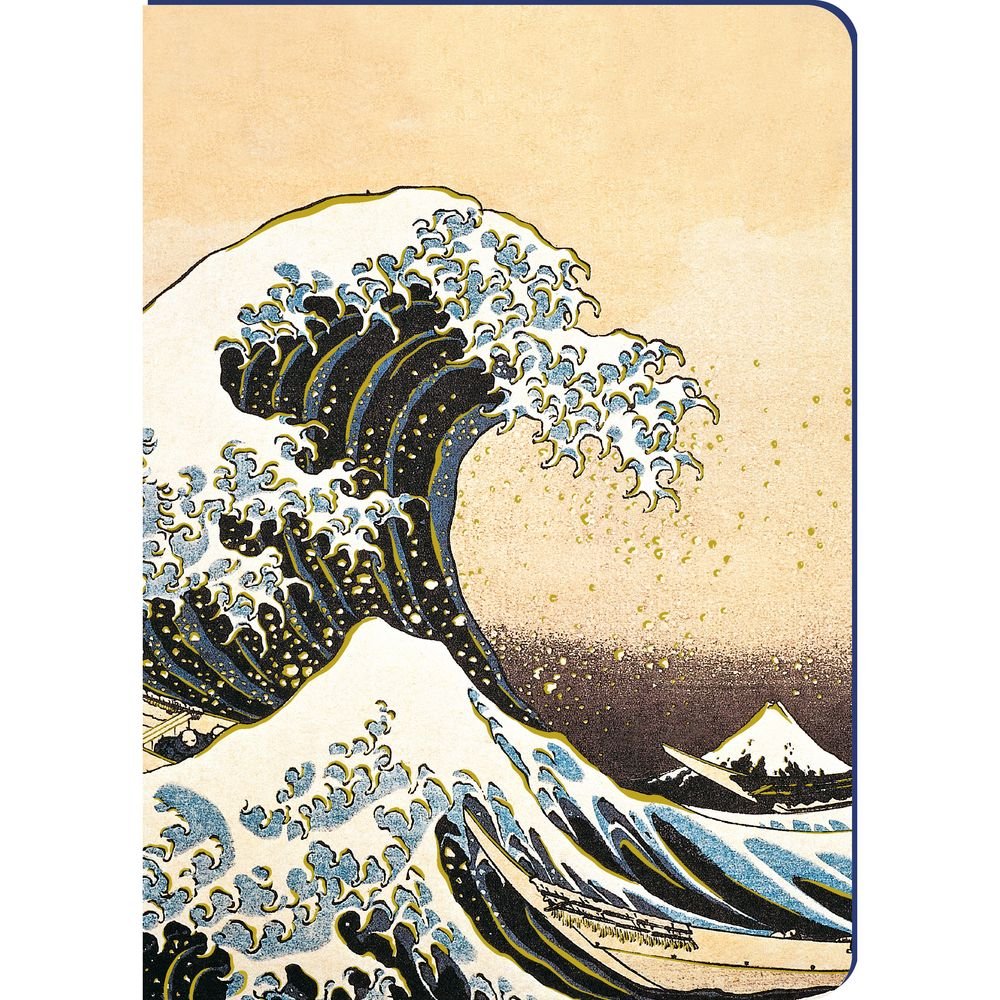 Cuaderno A5 Tapa Rígida La Gran Ola Hokusai Pictura Imagen principal del producto