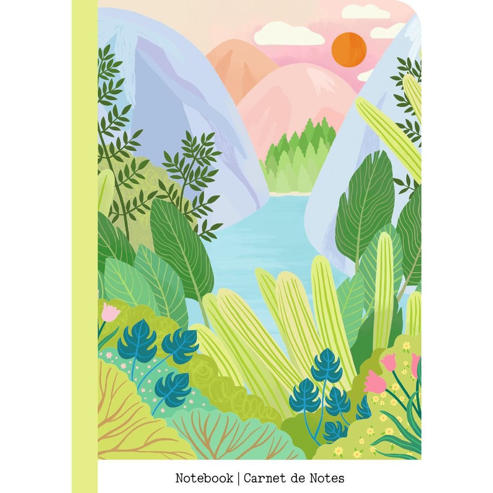 Cuaderno Naturelles Paisaje Montañoso 128H 10,5x15 cm
