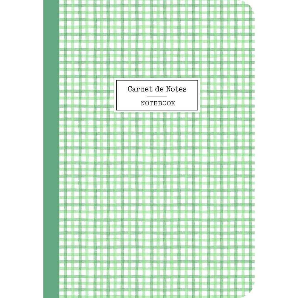 Cuaderno A6 Naturelles Cuadros Pequeños Verde PICTURA