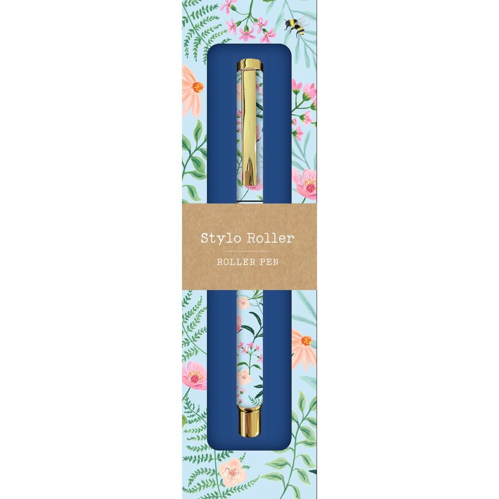 Boligrafo Roller Metal Naturelles Flores Mariposas T. Azul PICTURA Imagen principal del producto