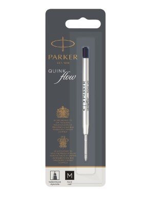 RECAMBIO BOLIGRAFO PARKER MEDIO NEGRO | 12 UNIDADES | (PARKER) Imagen principal del producto