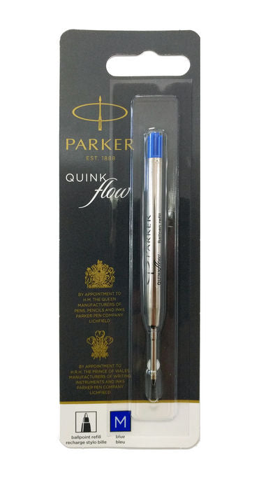 Blister Recambio Boligrafo Parker Azul Punta M