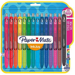 Bolígrafos gel Paper Mate Ink Joi Fun Sharpie en blister 14 unidades