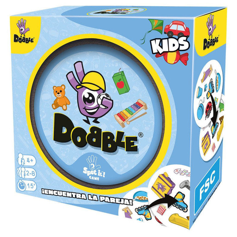 JUEGO DE MESA DOBBLE KIDS | ASMODEE JUEGOS | 1 UNIDAD | 3558380024255