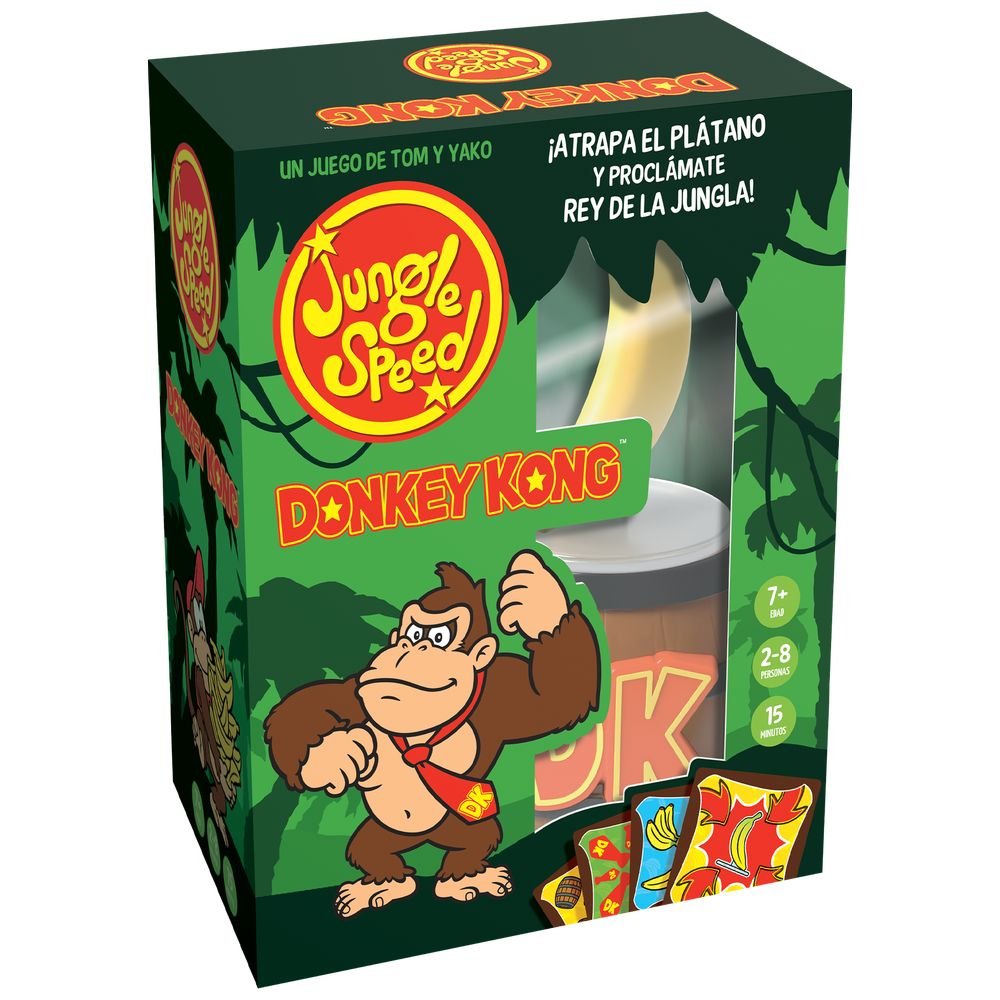JUEGO DE CARTAS JUNGLE SPEED DONKEY KONG | ASMODEE JUEGOS | 1 UNIDAD | 3558380130758