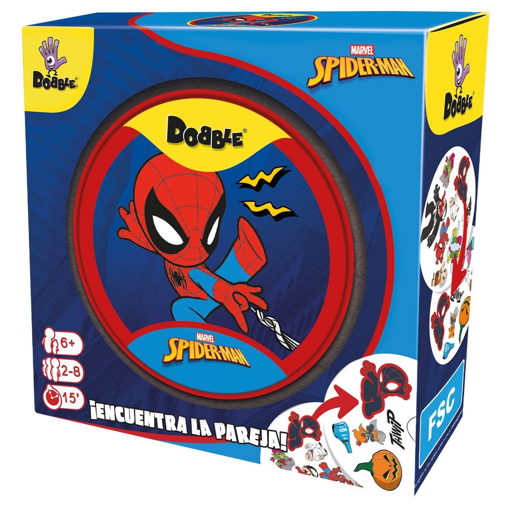 Juego de Cartas Dobble Spiderman Asmodee Juegos Imagen principal del producto