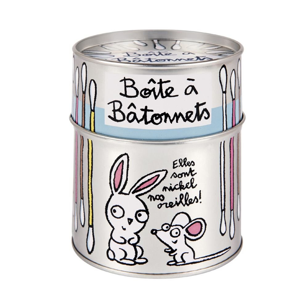Caja metálica Bastoncillos Nuestras Orejas DERRIERE LA PORTE Imagen principal del producto