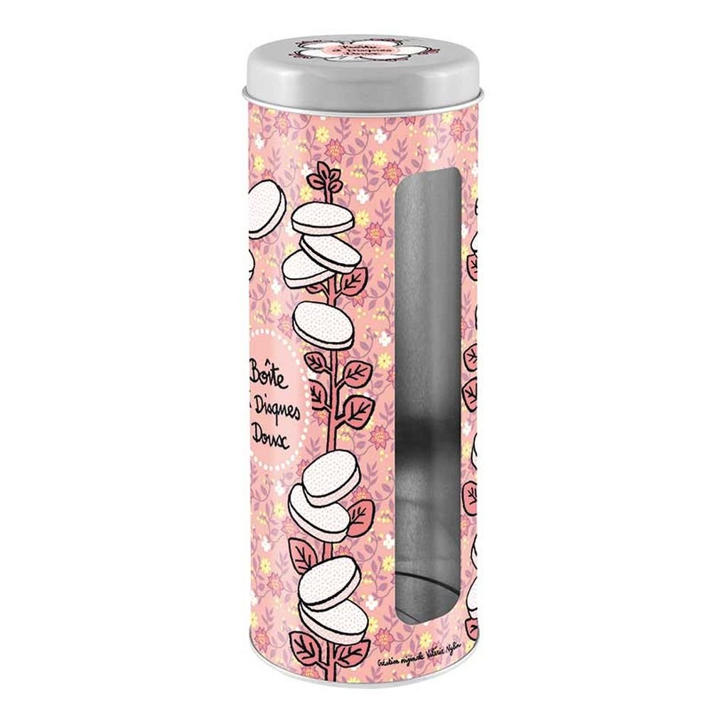Caja metálica discos desmaquillantes floral DERRIERE LA PORTE Imagen principal del producto