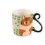 Taza Houba Porcelana 25 Cl el Gato Pasa Frio Aqui DERRIERE LA PORTE