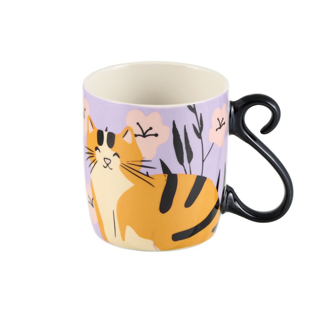 Taza Houba Porcelana 25 Cl el Gato Va Bien + Caja Regalo