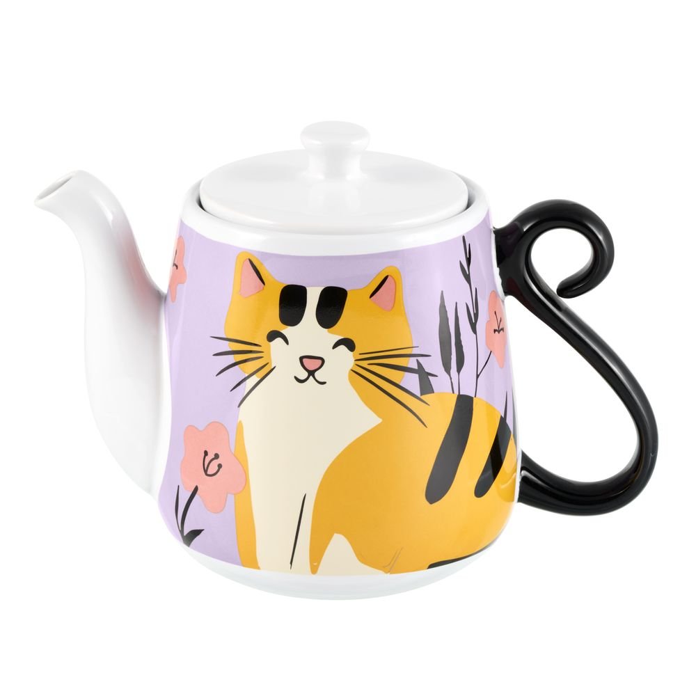 Tetera Houba Porcelana 60 Cl el Gato Va Bien