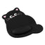 Alfombrilla ratón silicona gato negro PASTEQ