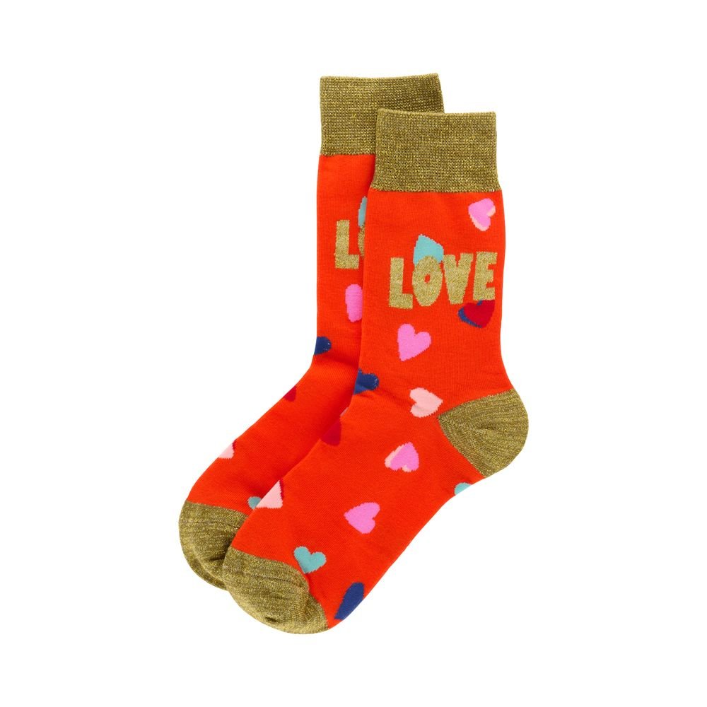 Calcetines algodón 35-38 Love DERRIERE LA PORTE pack 2 pares Imagen principal del producto