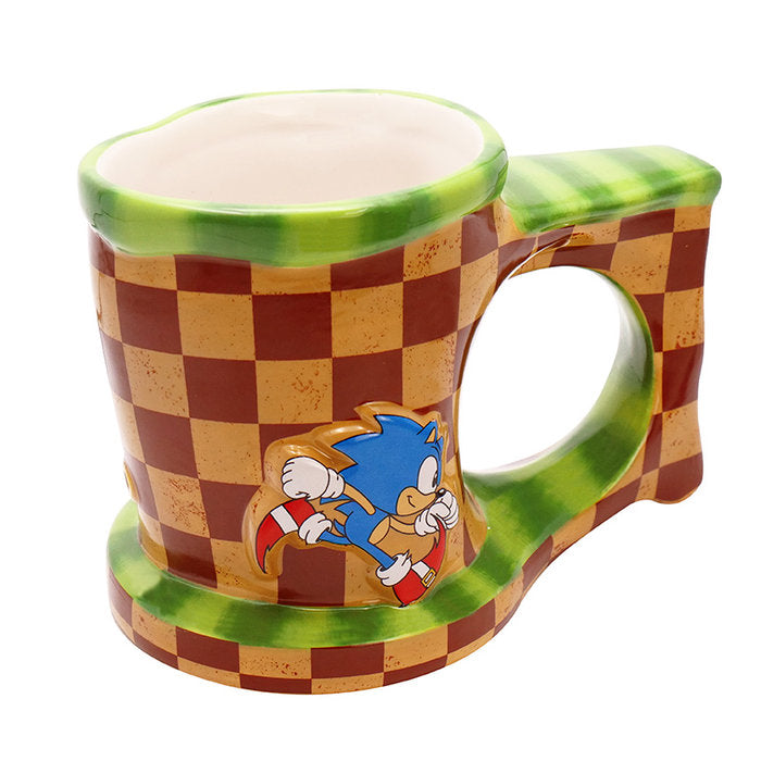 TAZA 3D SONIC CORRIENDO CAJA 2UDS | ABYSSE | 1 UNIDAD | 23665361063746 Imagen principal del producto
