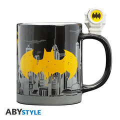 TAZA CON ASA 3D BAT-SEÑAL & BATMAN DC COMICS | ABYSSE | ENVASE 2 UDS. UNIDAD | 23665361080156