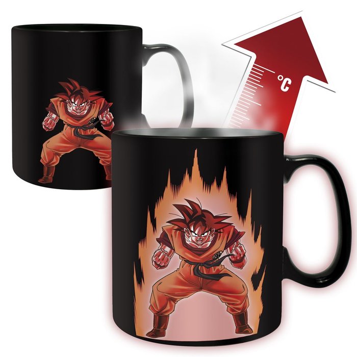 TAZA TERMICA 460 ML DRAGON BALL GOKU | ABYSSE | ENVASE 2 UDS. UNIDAD | 23665361139687