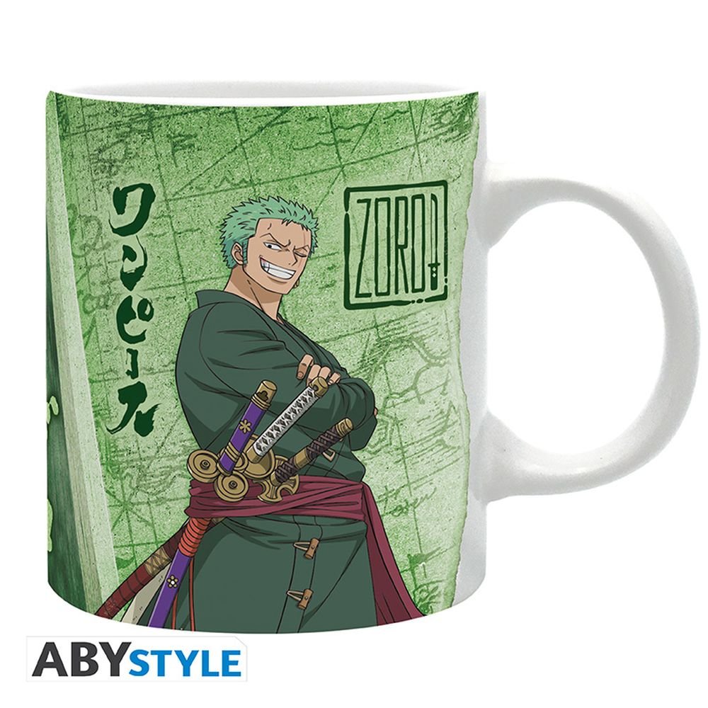 TAZA ZORO ONE PIECE | ABYSSE | ENVASE 2 UDS. UNIDAD | 13665361161766