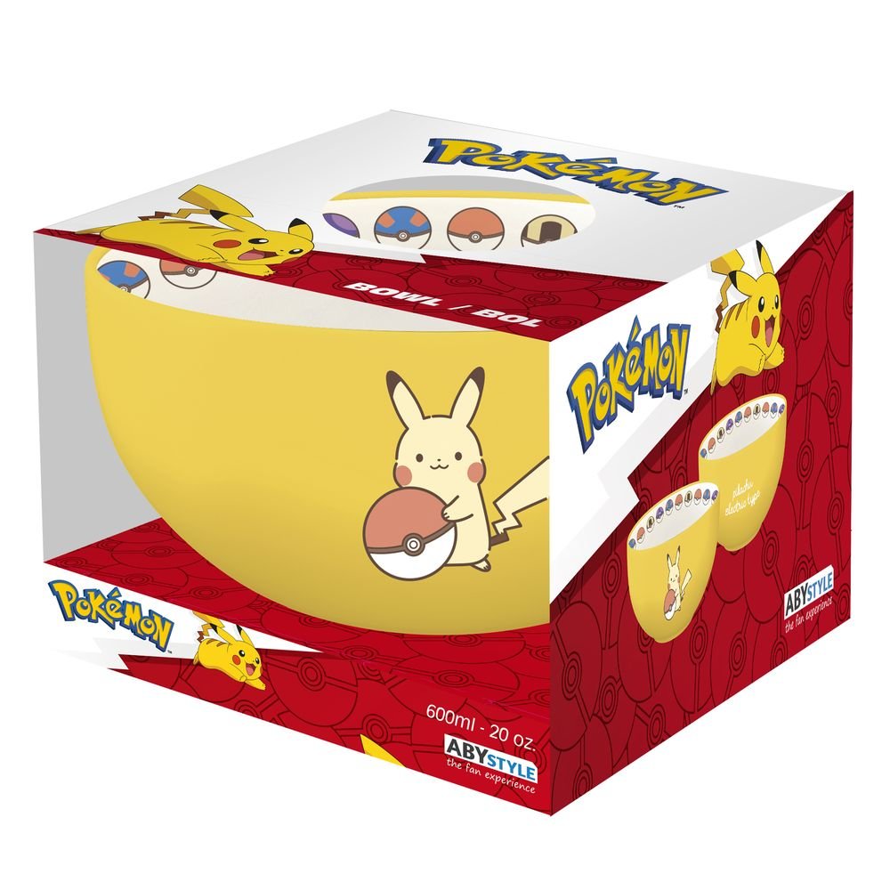 Tazon 600 ml Pikachu Tipo Eléctrico Pokémon Marca Abysse Imagen principal del producto