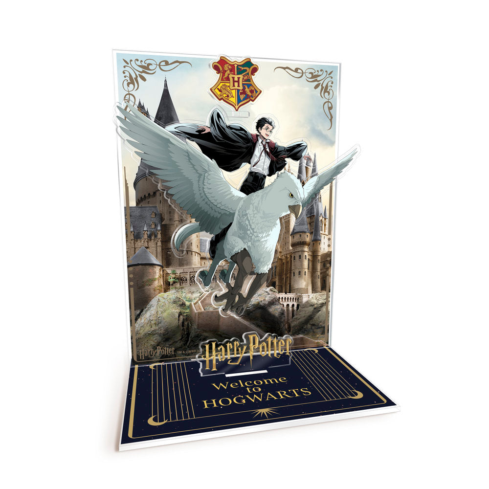 Acrilico Diorama Harry y Buck en Hogwarts Harry Potter Marca Abysse
