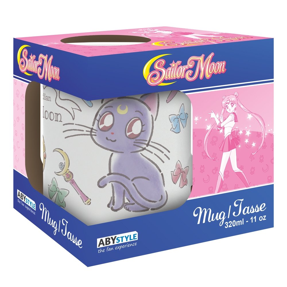 Taza 320 ml Luna y Artemis Sailor Moon ABYSSE Imagen principal del producto