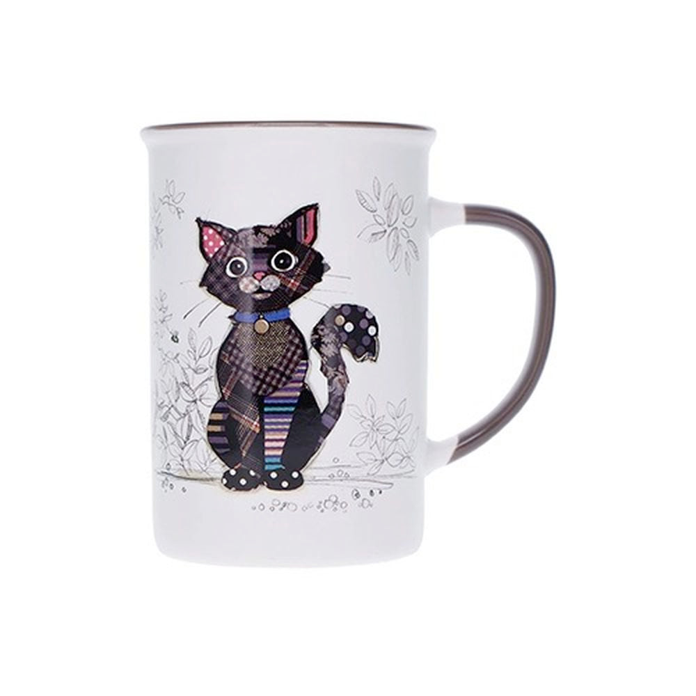 TAZA 360 ML GATO NEGRO KOOK | KIUB | ENVASE 4 UDS. UNIDAD | 3700572793269
