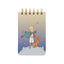 Cuaderno Espiral Mini Tamaño Carnet Principito Renard Marca Kiub Principito