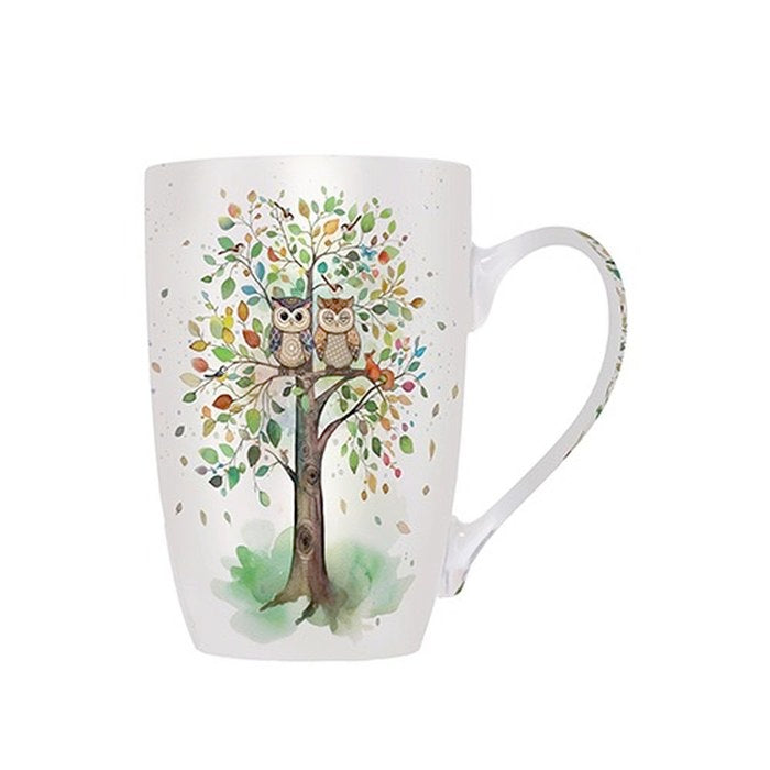 TAZA XL 445 ML + CAJA REGALO BUHOS | KIUB | 1 UNIDAD | 3700572800523
