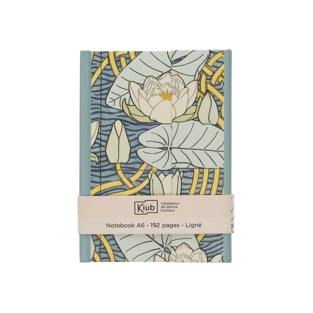 Cuaderno lineas A6 T/d cierre magnético Art Deco KIUB